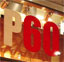 P60 logo op raam