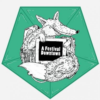 a festival downtown logo