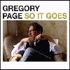 Gregory Page So It Goes cover