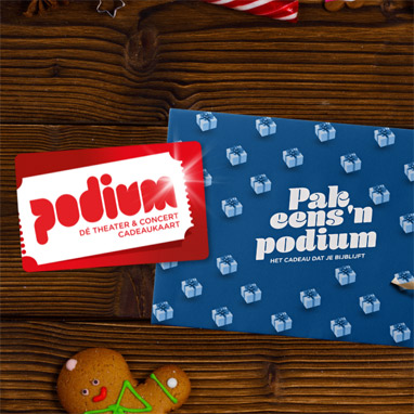 Podium Cadeaukaart Kerst