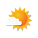 vrij zonnig