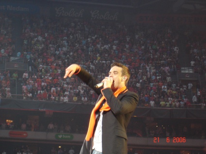 Robbie Williams Amsterdam ArenA gebruiker foto - mwwhoh..