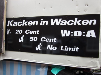 Wacken Open Air 2011 gebruiker foto - Schijten @ Wacken