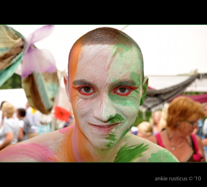 Gaasterland Popfestival 2010 gebruiker foto - Theater act Stichting Pylger