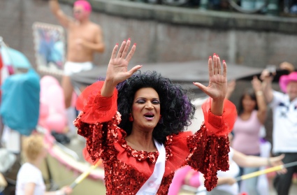 Gay Pride Amsterdam 2010 gebruiker foto - billen