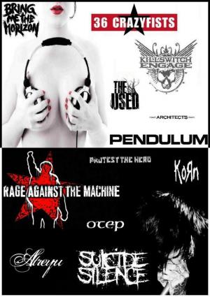 Rage Against the Machine wedstrijd Gelredome gebruiker foto - summer of rock