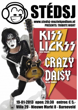 Kiss Lickss Stédsj Muziekpodium gebruiker foto - Poster_tribute_13